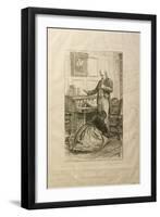 Guilty', Proof of an Illustration to Vol. II of 'Orley Farm' by Anthony Trollope-John Everett Millais-Framed Giclee Print