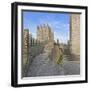 Guimaraes Castle Interior, the Most Famous Castle in Portugal as it Was the Birth Place of the Firs-StockPhotosArt-Framed Photographic Print