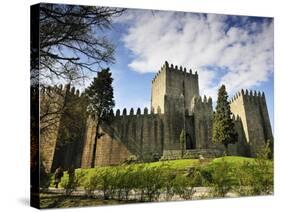 Guimaraes Castle, Where Portugal Was Founded in the 12th Century. a UNESCO World Heritage Site.-Mauricio Abreu-Stretched Canvas