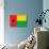 Guinea-Bissau Flag Design with Wood Patterning - Flags of the World Series-Philippe Hugonnard-Art Print displayed on a wall