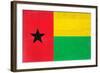 Guinea-Bissau Flag Design with Wood Patterning - Flags of the World Series-Philippe Hugonnard-Framed Art Print