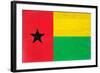 Guinea-Bissau Flag Design with Wood Patterning - Flags of the World Series-Philippe Hugonnard-Framed Art Print