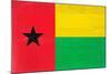 Guinea-Bissau Flag Design with Wood Patterning - Flags of the World Series-Philippe Hugonnard-Mounted Art Print