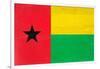 Guinea-Bissau Flag Design with Wood Patterning - Flags of the World Series-Philippe Hugonnard-Framed Art Print