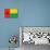 Guinea-Bissau Flag Design with Wood Patterning - Flags of the World Series-Philippe Hugonnard-Art Print displayed on a wall