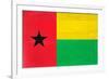 Guinea-Bissau Flag Design with Wood Patterning - Flags of the World Series-Philippe Hugonnard-Framed Art Print