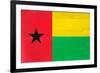 Guinea-Bissau Flag Design with Wood Patterning - Flags of the World Series-Philippe Hugonnard-Framed Art Print