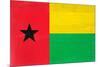 Guinea-Bissau Flag Design with Wood Patterning - Flags of the World Series-Philippe Hugonnard-Mounted Art Print