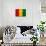 Guinea Flag Design with Wood Patterning - Flags of the World Series-Philippe Hugonnard-Art Print displayed on a wall