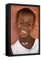 Guinean child, Douggar, Thies, Senegal-Godong-Framed Stretched Canvas