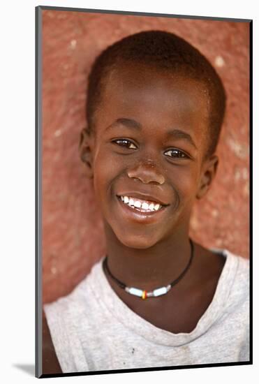 Guinean child, Douggar, Thies, Senegal-Godong-Mounted Photographic Print