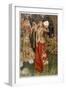 Guinevere and Her Ladies-In- Waiting in the Golden Days-Eleanor Fortescue Brickdale-Framed Photographic Print