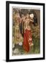 Guinevere and Her Ladies-In- Waiting in the Golden Days-Eleanor Fortescue Brickdale-Framed Photographic Print