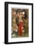 Guinevere and Her Ladies-In- Waiting in the Golden Days-Eleanor Fortescue Brickdale-Framed Photographic Print