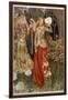 Guinevere and Her Ladies-In- Waiting in the Golden Days-Eleanor Fortescue Brickdale-Framed Photographic Print