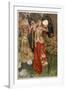 Guinevere and Her Ladies-In- Waiting in the Golden Days-Eleanor Fortescue Brickdale-Framed Photographic Print