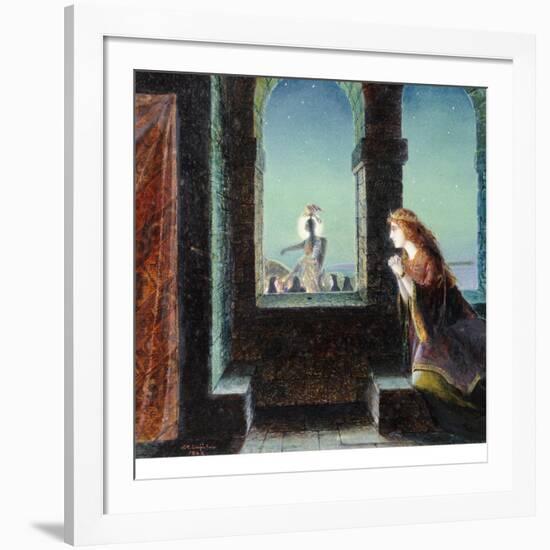 Guinevere-John Atkinson Grimshaw-Framed Giclee Print