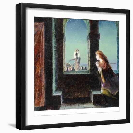 Guinevere-John Atkinson Grimshaw-Framed Giclee Print