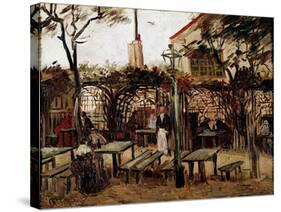 Guinguette in Montmartre: the Wooden Billiard Table Became La Bonne Franquette, 1886 (Oil on Canvas-Vincent van Gogh-Stretched Canvas