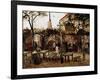 Guinguette in Montmartre: the Wooden Billiard Table Became La Bonne Franquette, 1886 (Oil on Canvas-Vincent van Gogh-Framed Giclee Print