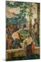 Guipuzcoa. Skittles, 1914. Series: Vision of Spain. Oil on canvas, 350 cm x 231.5 cm-Joaquin Sorolla-Mounted Poster