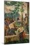 Guipuzcoa. Skittles, 1914. Series: Vision of Spain. Oil on canvas, 350 cm x 231.5 cm-Joaquin Sorolla-Mounted Poster