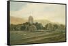 Guisborough Priory-Thomas Girtin-Framed Stretched Canvas