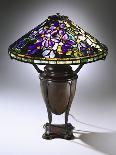 A 'Lotus Bell' Leaded Glass and Bronze Table Lamp-Guiseppe Barovier-Framed Giclee Print