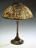 A 'Lotus Bell' Leaded Glass and Bronze Table Lamp-Guiseppe Barovier-Mounted Giclee Print