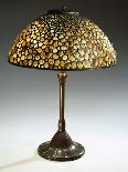 A 'Lotus Bell' Leaded Glass and Bronze Table Lamp-Guiseppe Barovier-Mounted Giclee Print