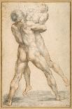 Hercules Wrestling with Antaeus-Guiseppe Cesari-Framed Giclee Print