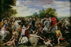 The Victory of Tullus Hostilius Over the Forces of Veii and Fidenae-Guiseppe Cesari-Giclee Print