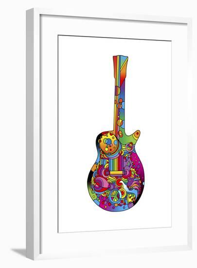 Guitar 01-Howie Green-Framed Giclee Print