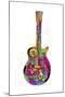 Guitar 01-Howie Green-Mounted Giclee Print