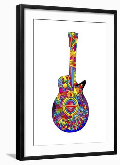 Guitar 02-Howie Green-Framed Giclee Print