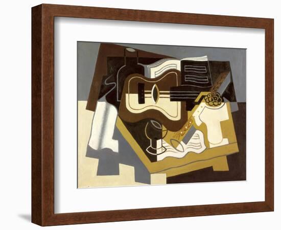 Guitar and Clarinet, 1920-Juan Gris-Framed Giclee Print