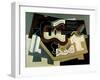 Guitar and Clarinet, 1920-Juan Gris-Framed Giclee Print