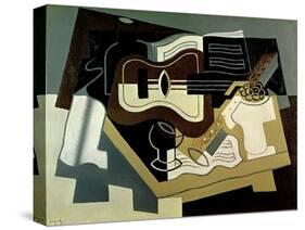 Guitar and Clarinet, 1920-Juan Gris-Stretched Canvas