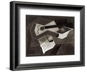 Guitar and Fruit Bowl, 1926-Juan Gris-Framed Giclee Print