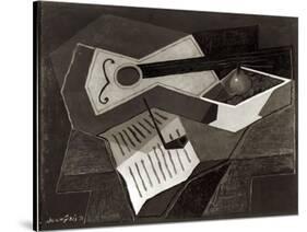 Guitar and Fruit Bowl, 1926-Juan Gris-Stretched Canvas