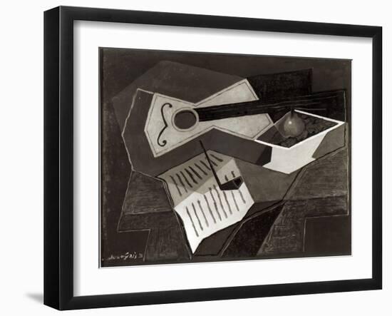 Guitar and Fruit Bowl, 1926-Juan Gris-Framed Giclee Print