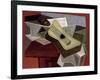 Guitar and Newspaper, 1925-Juan Gris-Framed Giclee Print