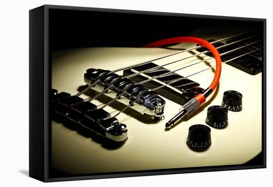 Guitar and Wire-Alexandru Nika-Framed Stretched Canvas