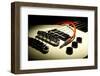 Guitar and Wire-Alexandru Nika-Framed Premium Photographic Print