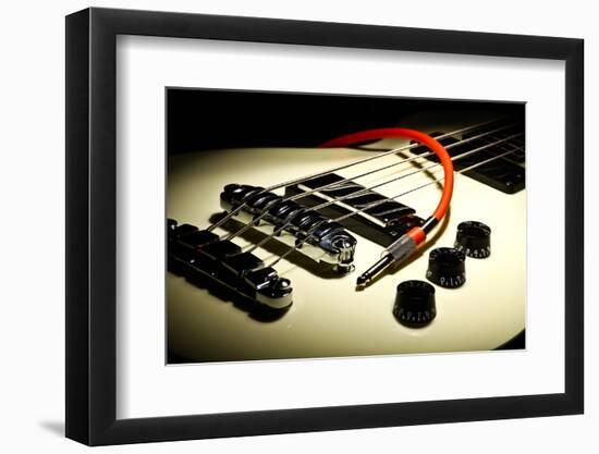 Guitar and Wire-Alexandru Nika-Framed Premium Photographic Print