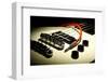 Guitar and Wire-Alexandru Nika-Framed Premium Photographic Print