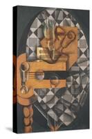 Guitar, Bottle, and Glass, 1914-Juan Gris-Stretched Canvas