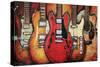 Guitar Collage-Bruce Langton-Stretched Canvas