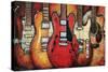 Guitar Collage-Bruce Langton-Stretched Canvas