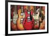 Guitar Collage-Bruce Langton-Framed Art Print